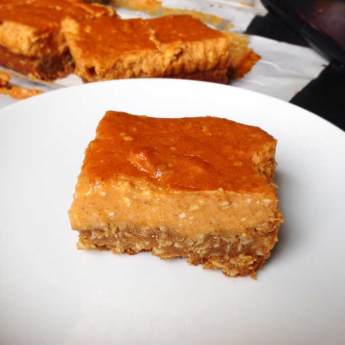 gluten-free pumpkin cheesecake bars
